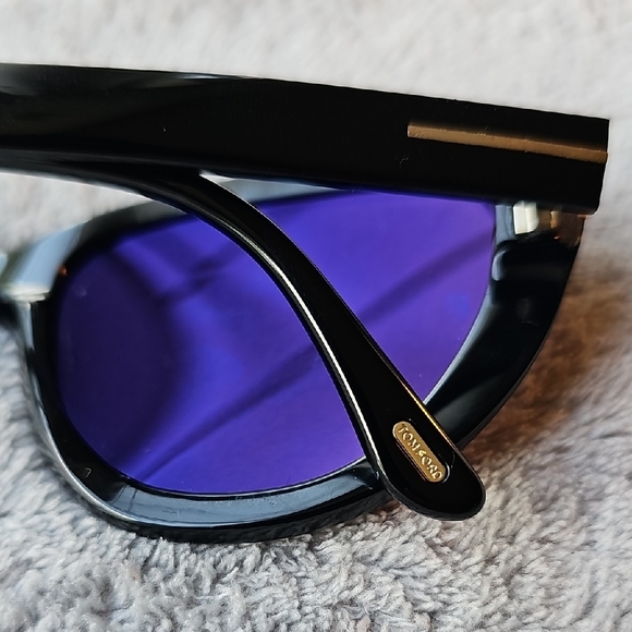 Tom Ford Glossy Black Cat Eye Sunglasses main image 6